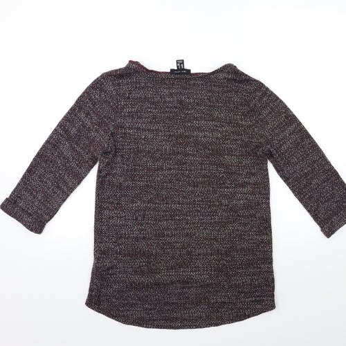 New Look Womens Purple  Knit Pullover Jumper Size 8