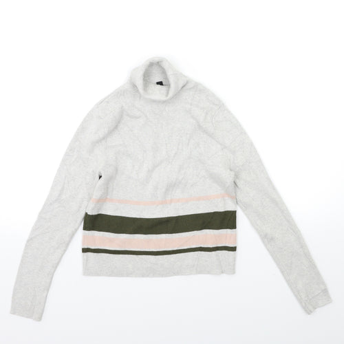 New Look Girls Grey  Knit Pullover Jumper Size 12-13 Years