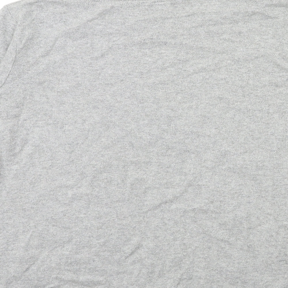 F&F Womens Grey  Knit Pullover Jumper Size 14