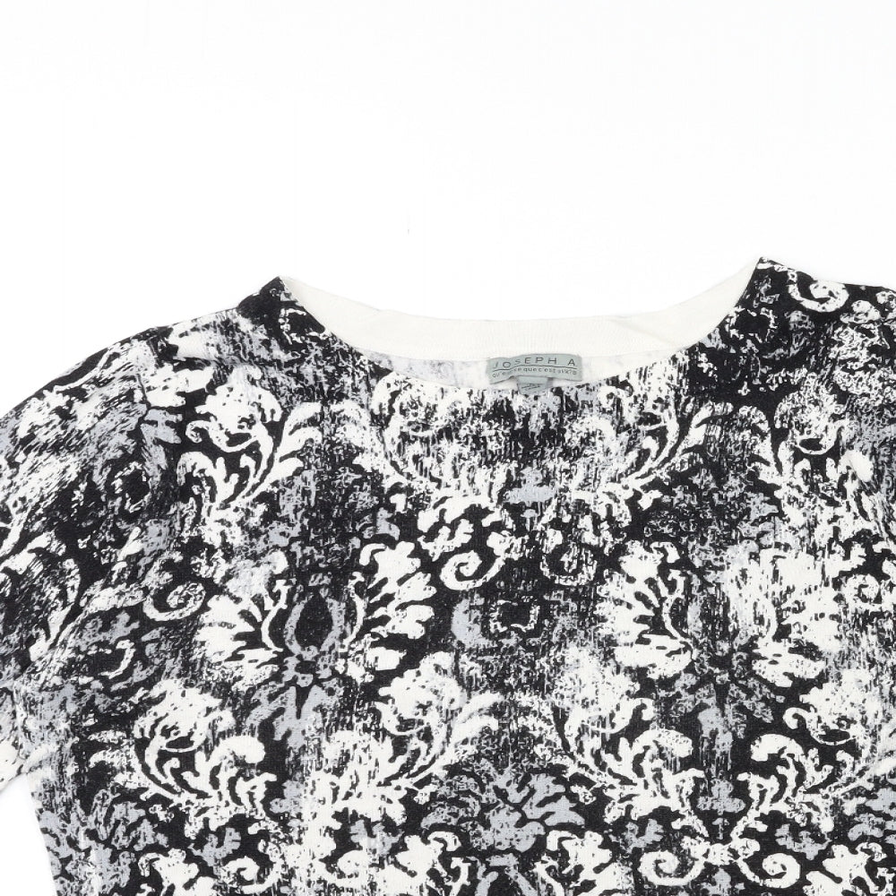 Joseph A Womens Grey  Knit Pullover Jumper Size L