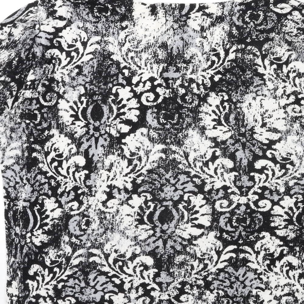 Joseph A Womens Grey  Knit Pullover Jumper Size L