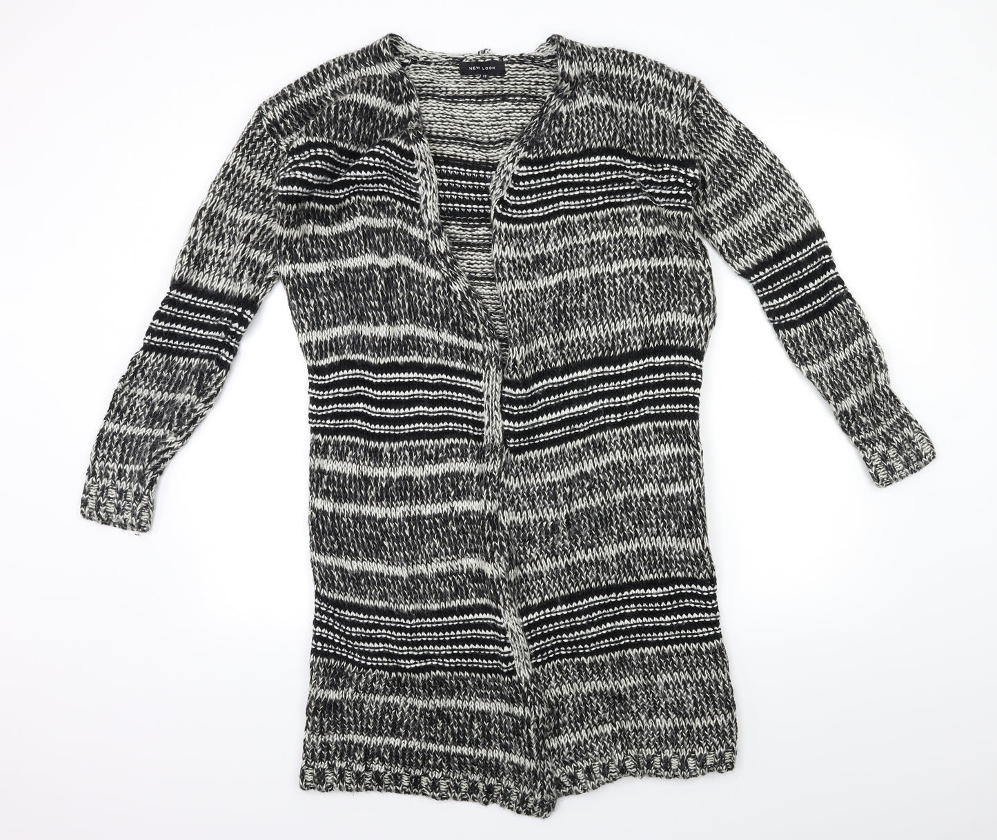 New Look Womens Grey   Cardigan Jumper Size 12