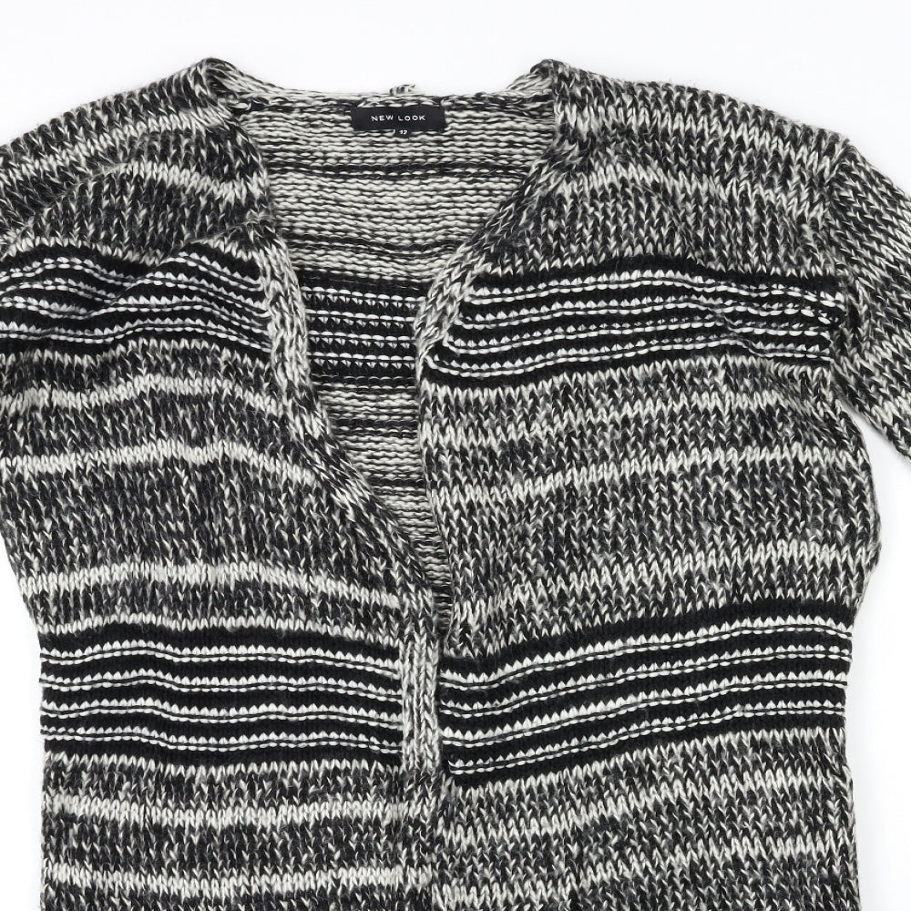 New Look Womens Grey   Cardigan Jumper Size 12