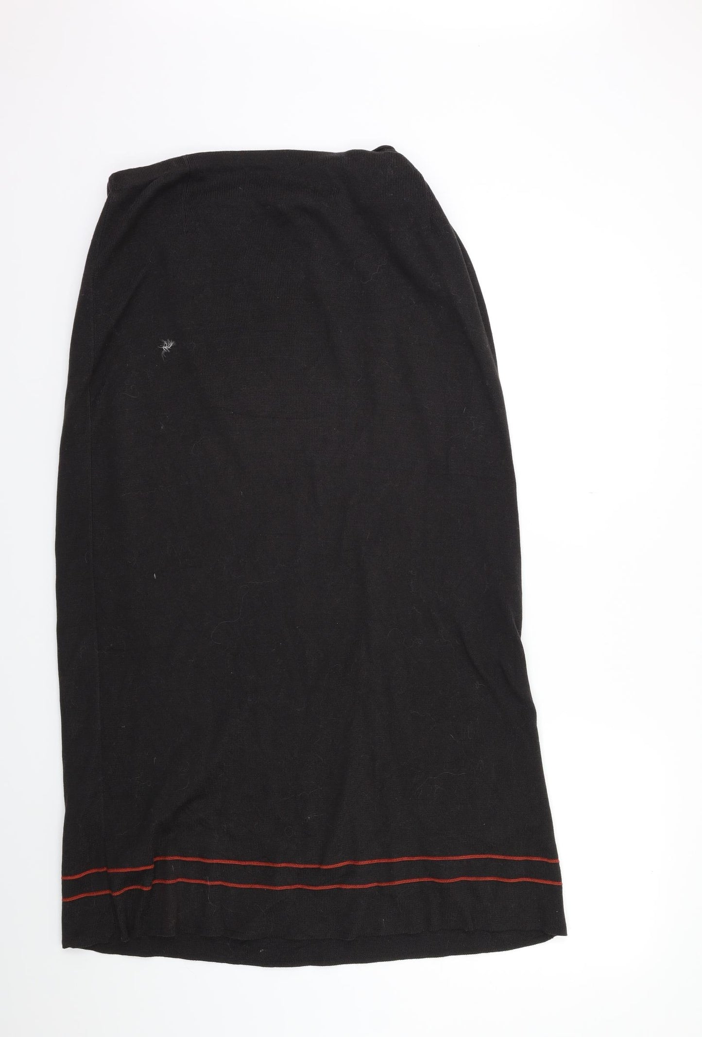 Peruvian Connection Womens Brown Striped Knit A-Line Skirt Size XL