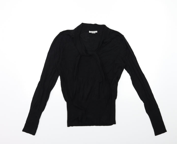 H&M Womens Black Knit Pullover Jumper Size S