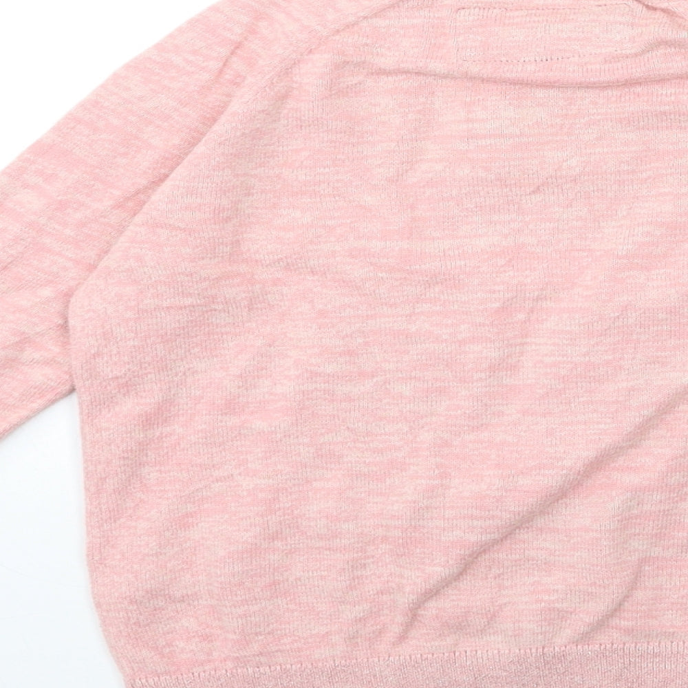 TU Girls Pink  Knit Pullover Jumper Size 8 Years