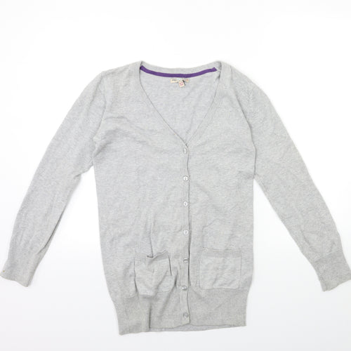 Marks and Spencer Girls Grey  Knit Cardigan Jumper Size 13-14 Years