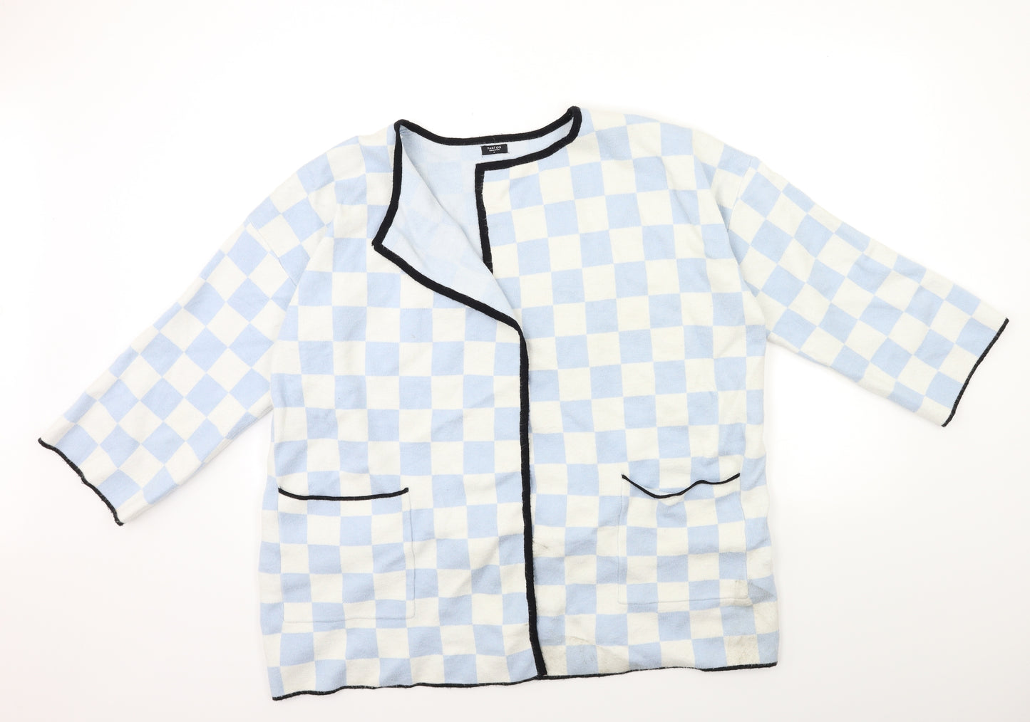 Parfois Womens Blue  Knit Cardigan Jumper Size L