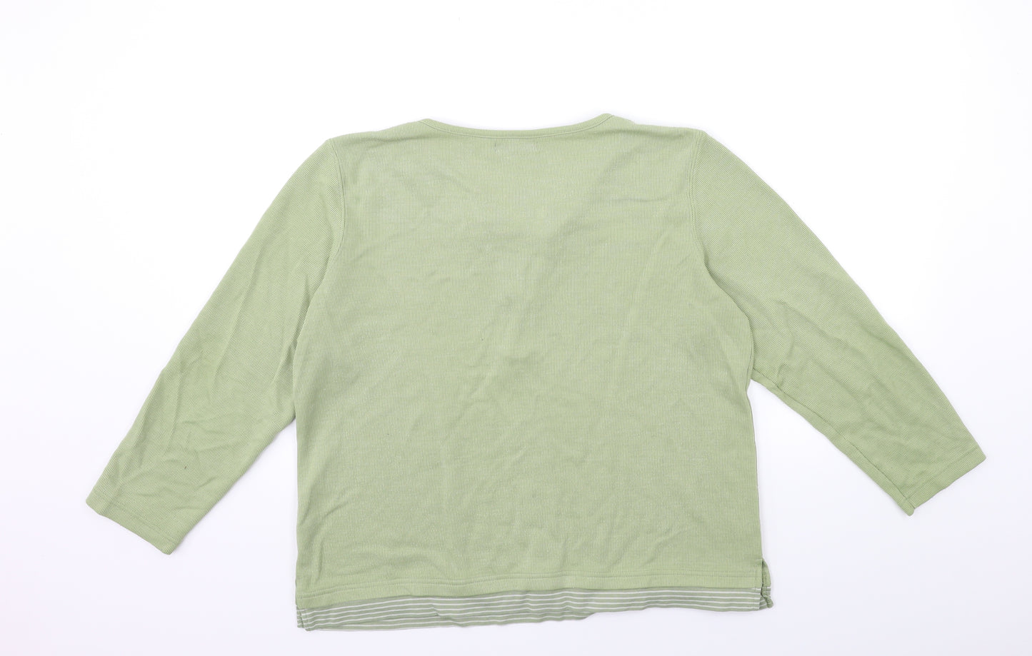 Bonmarché Womens Green   Basic T-Shirt Size M