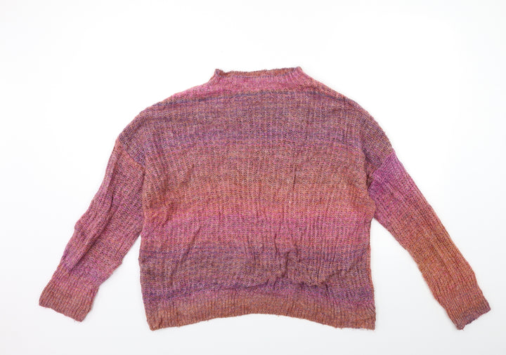 Topshop Womens Purple  Knit Pullover Jumper Size 8