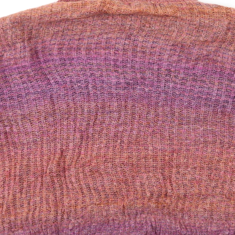 Topshop Womens Purple  Knit Pullover Jumper Size 8