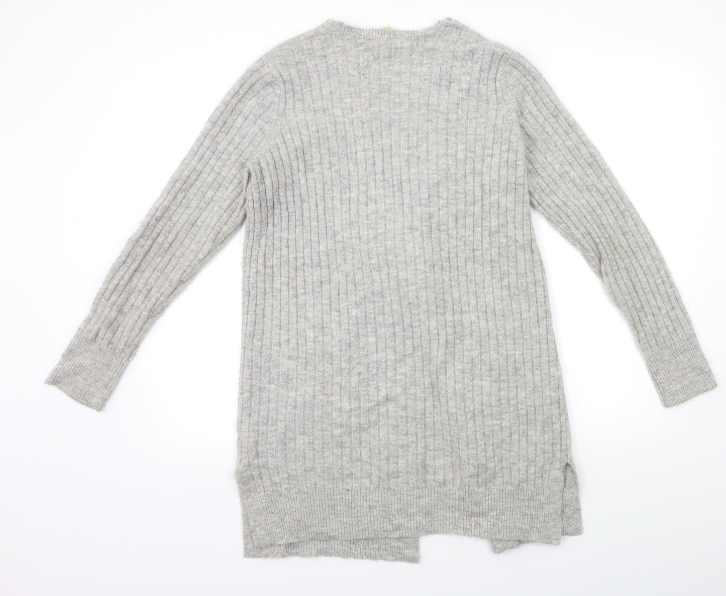 Max Studio Womens Grey  Knit Cardigan Jumper Size M