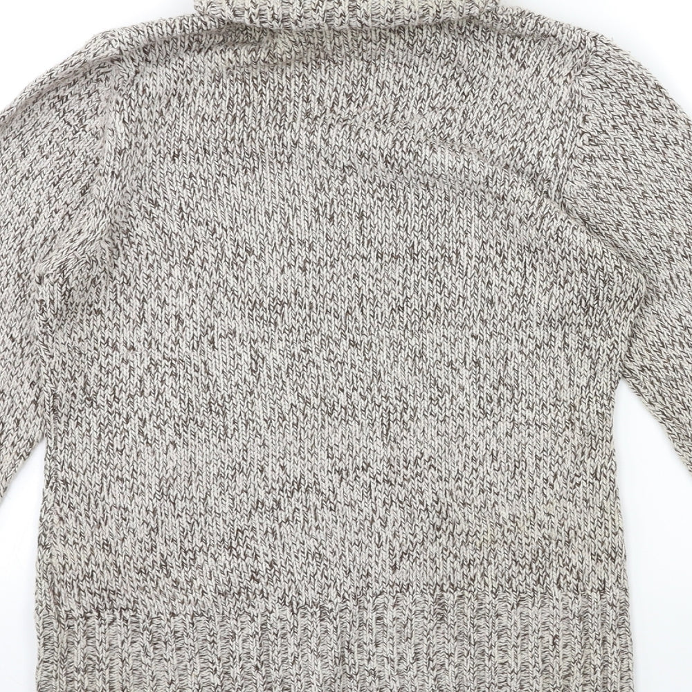 F&F Womens Beige  Knit Pullover Jumper Size 12