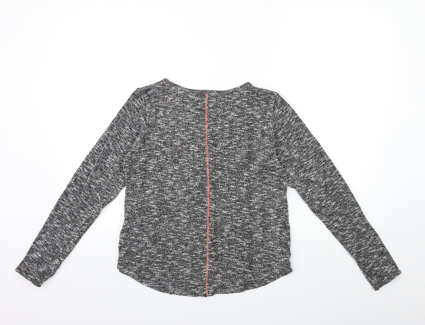 H&M Girls Grey  Knit Pullover Jumper Size 13 Years