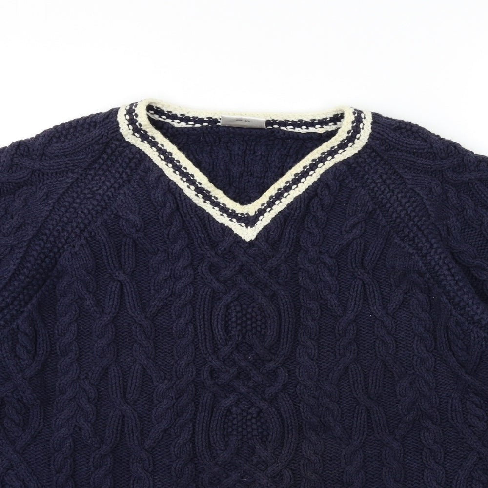 NEXT Mens Blue  Knit Pullover Jumper Size M