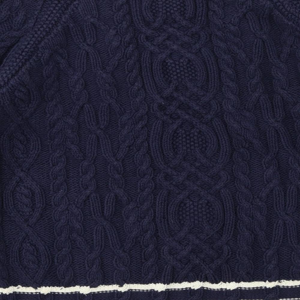 NEXT Mens Blue  Knit Pullover Jumper Size M