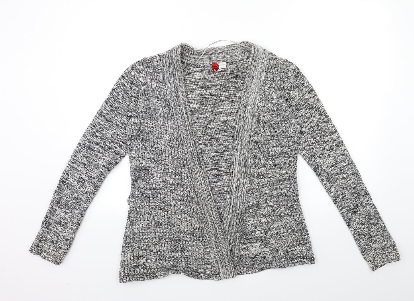 H&M Womens Grey  Knit Cardigan Jumper Size 10