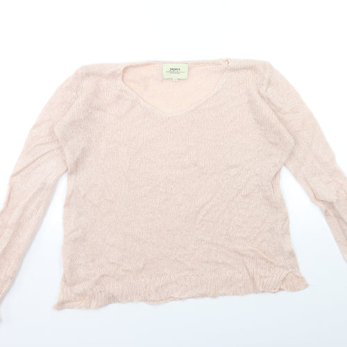 Papaya Womens Pink  Knit Pullover Jumper Size M