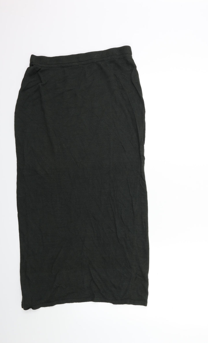 Richards Womens Green Knit Straight & Pencil Skirt Size M