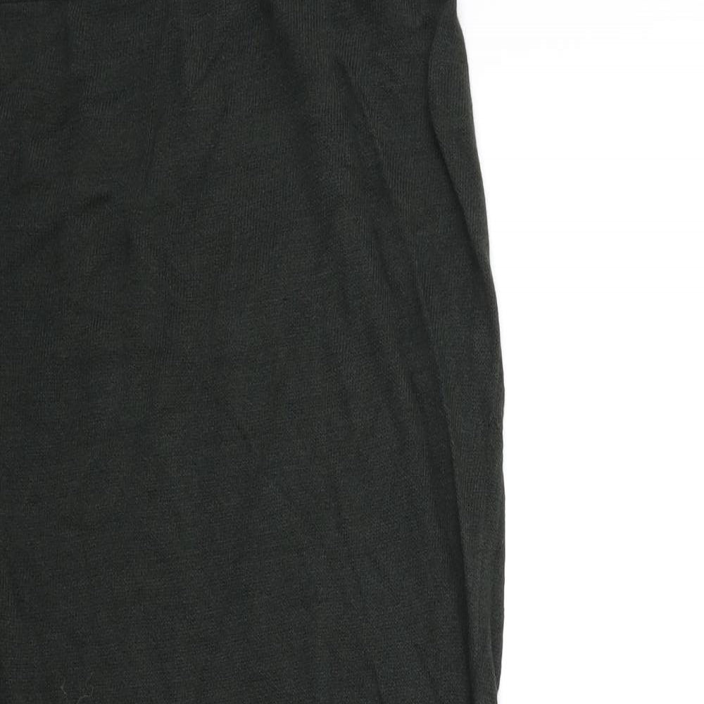Richards Womens Green  Knit Straight & Pencil Skirt Size M