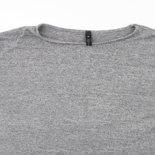 influence Womens Grey  Knit Pullover Jumper Size M