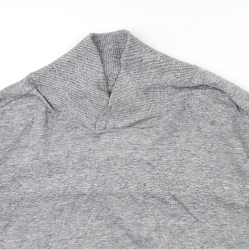 seppala Mens Grey  Knit Pullover Jumper Size M