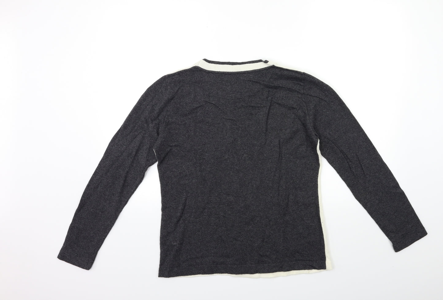BUGLIONE Womens Grey  Knit Pullover Jumper Size M