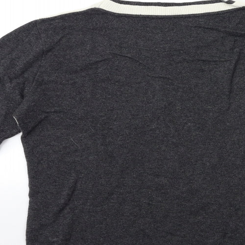BUGLIONE Womens Grey  Knit Pullover Jumper Size M