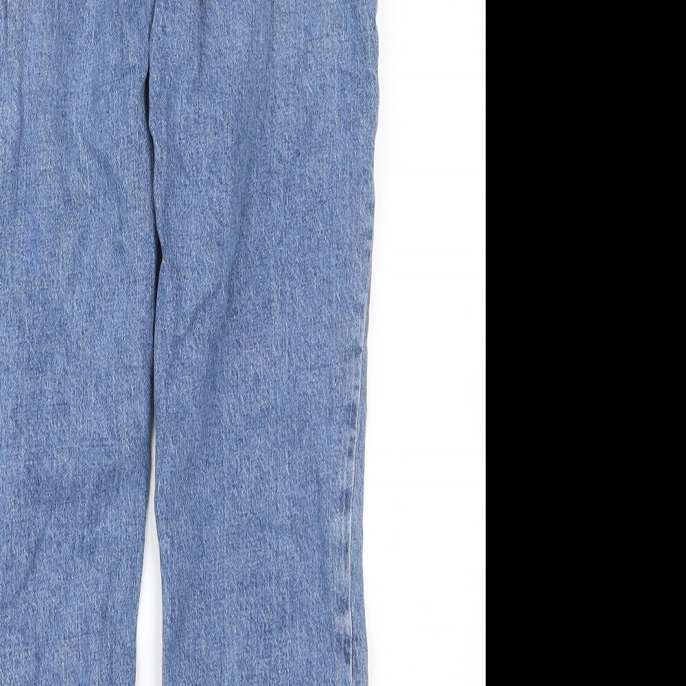 Denim Co Womens Blue   Straight Jeans Size 12 L25 in