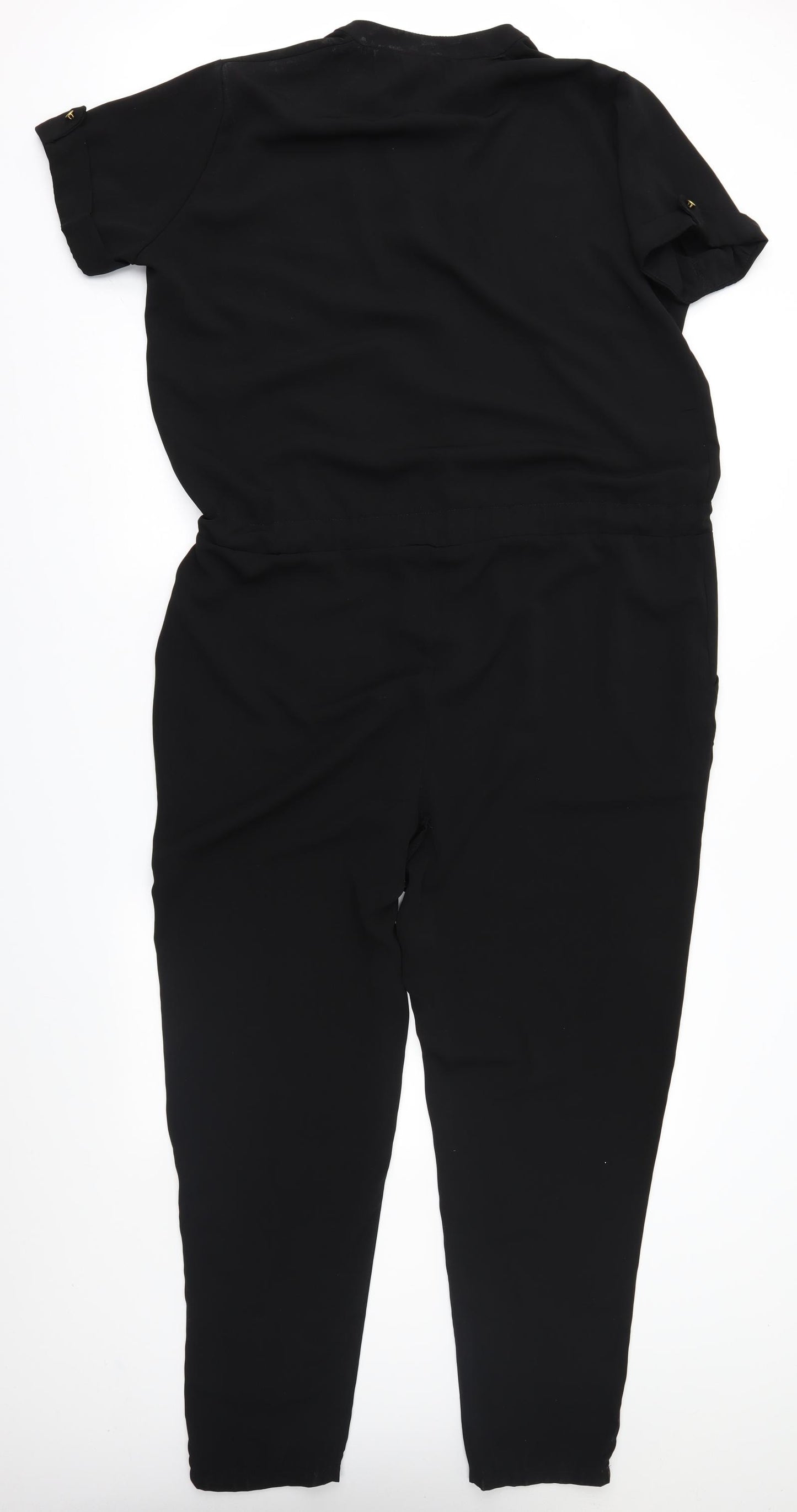 Zack Womens Black   Jumpsuit One-Piece Size 12 L28 in