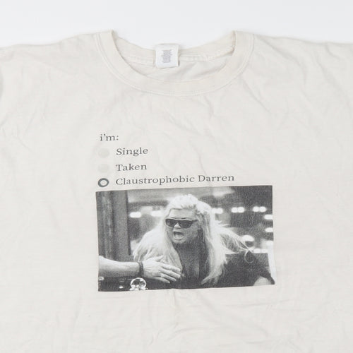 Gildan Mens White    T-Shirt Size XL
