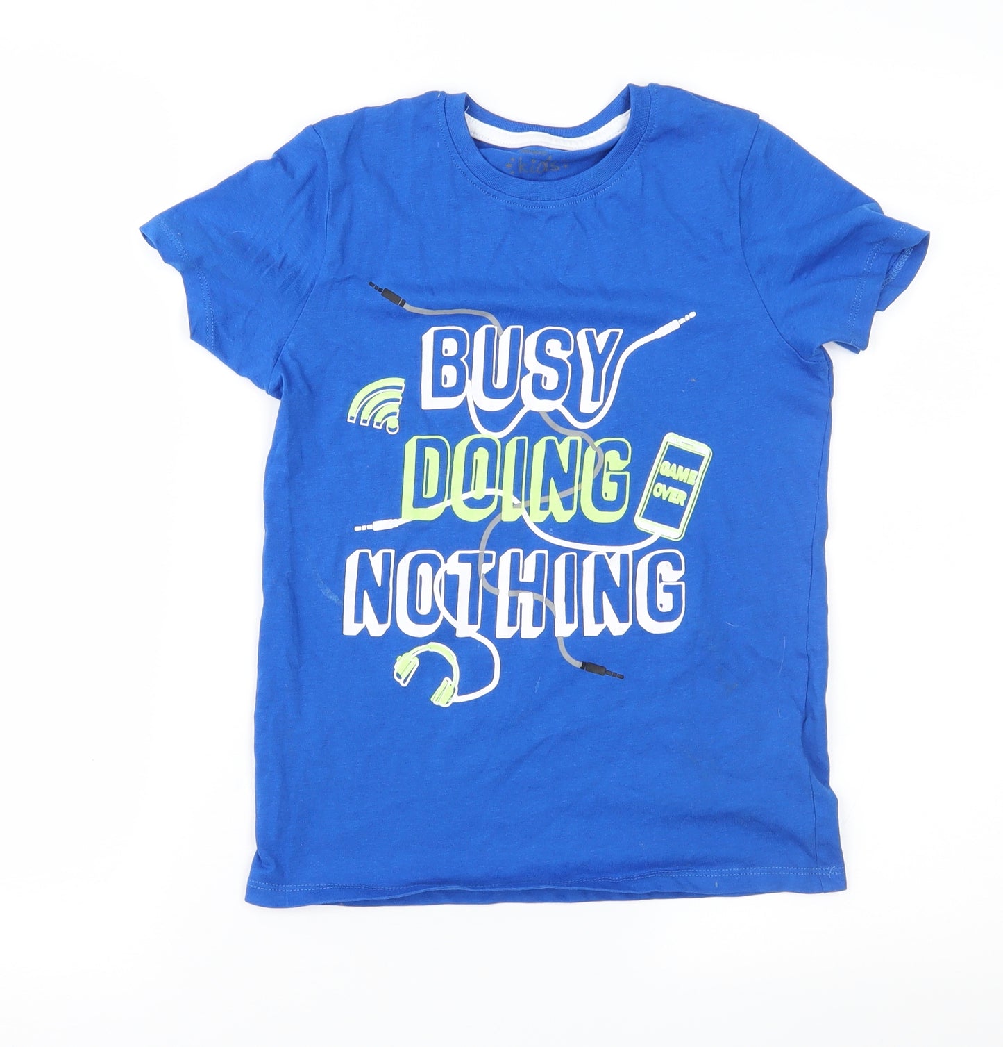 Pep&Co Boys Blue   Basic T-Shirt Size 8-9 Years