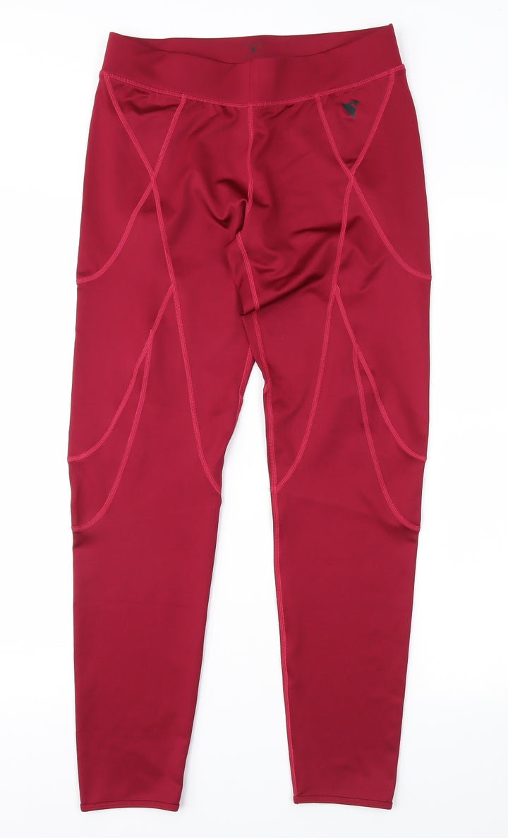 YAS Womens Pink   Compression Leggings Size S L28 in