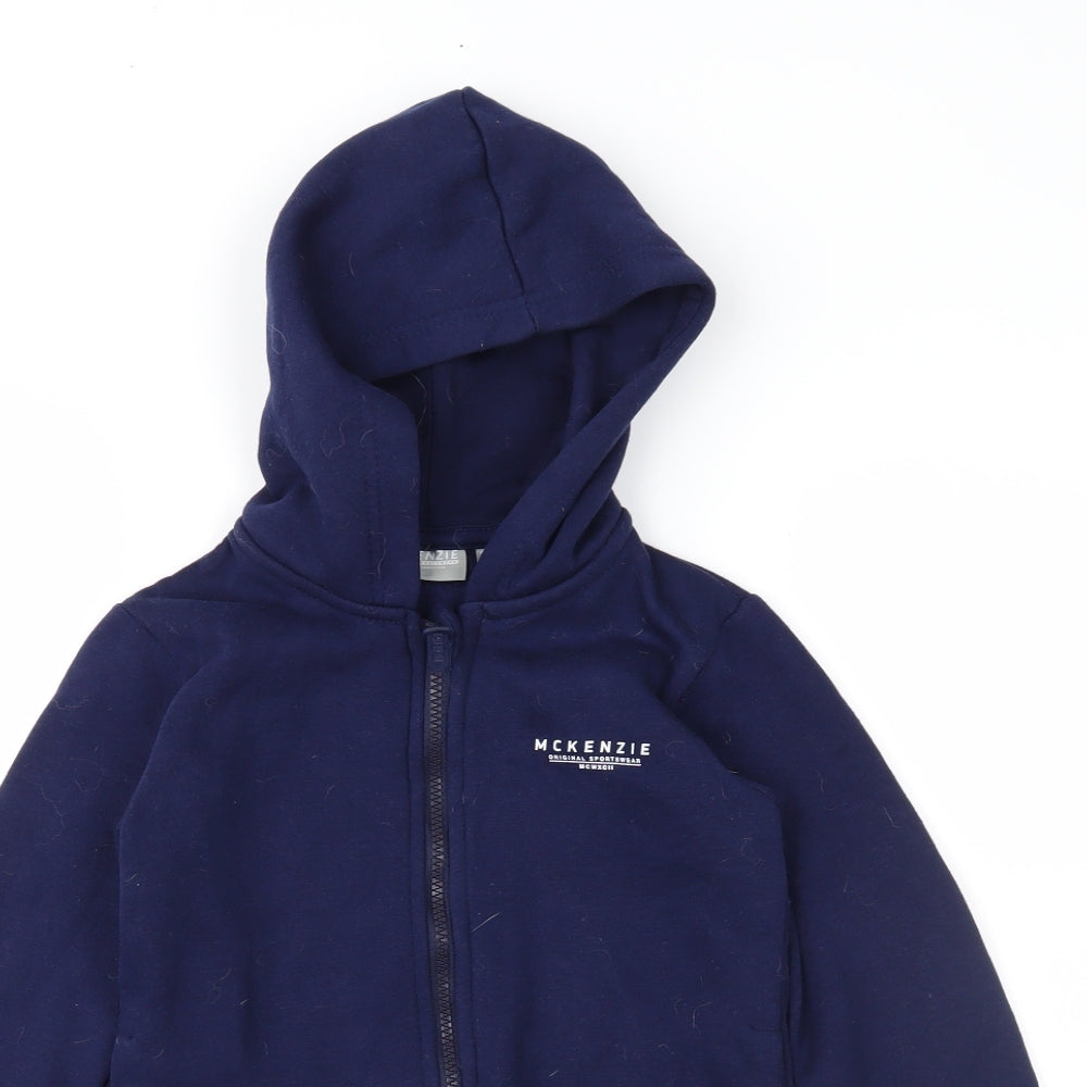 McKenzie Boys Blue   Full Zip Hoodie Size 8-9 Years