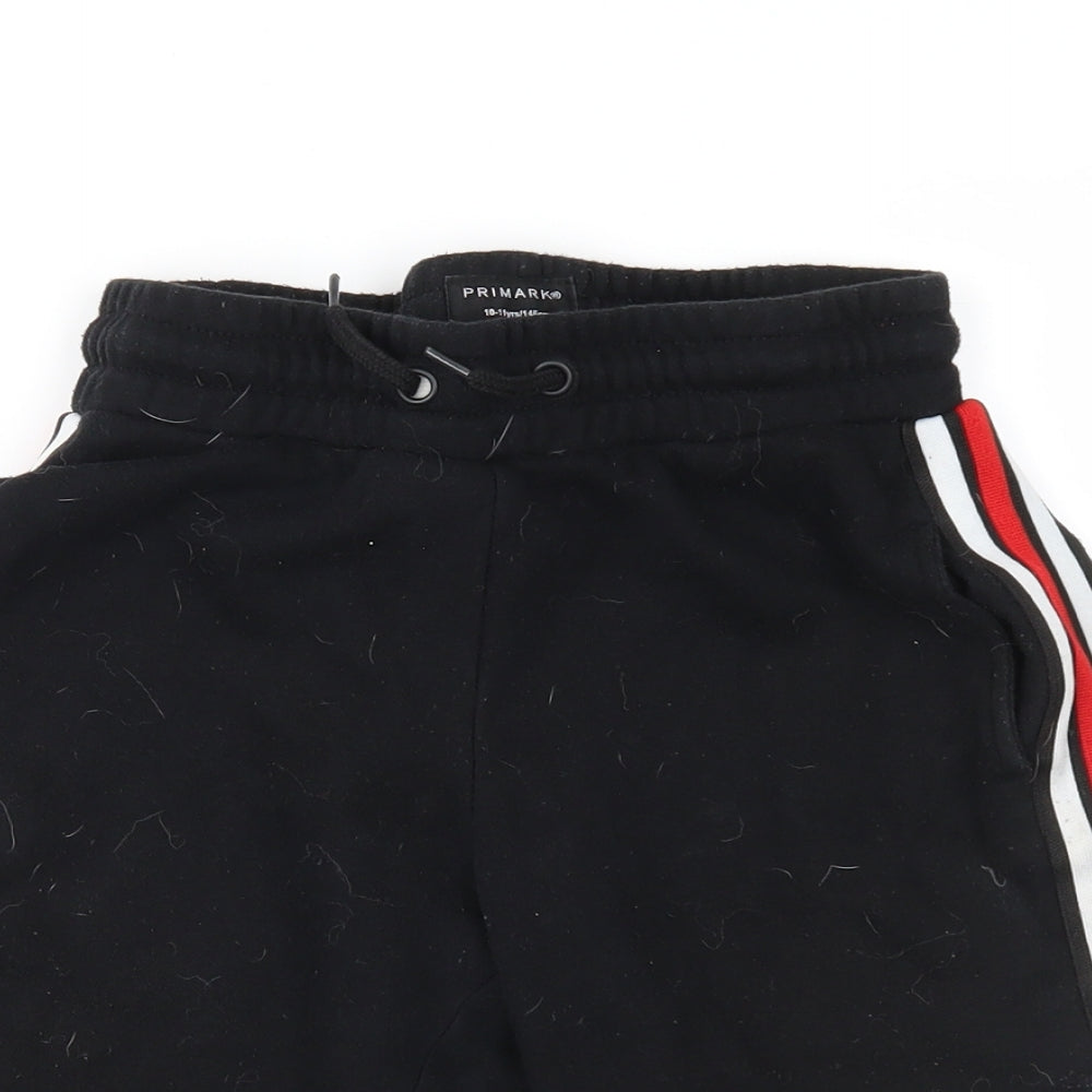 Primark Boys Black   Sweat Shorts Size 10-11 Years