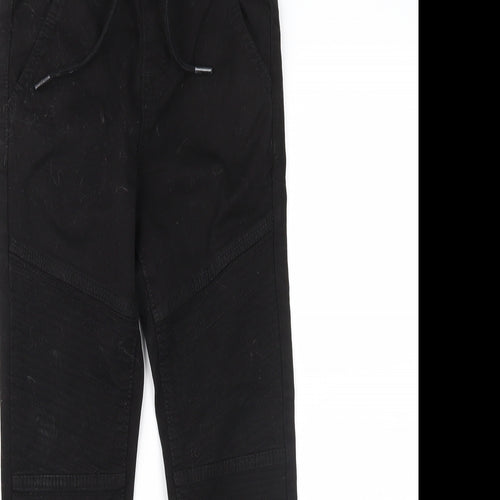 Pep&Co Boys Black  Denim Tapered Jeans Size 5-6 Years