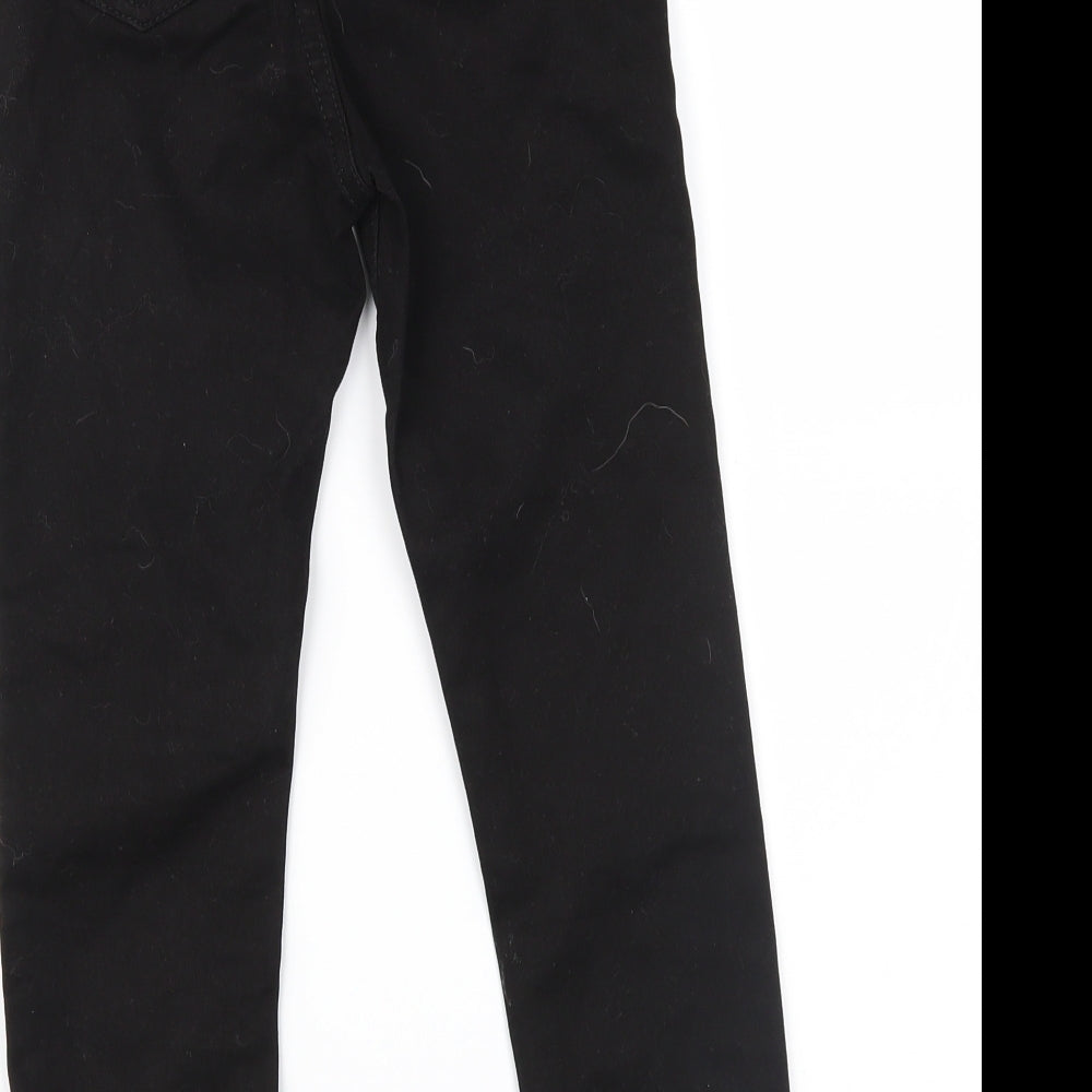Pep&Co Boys Black  Denim Tapered Jeans Size 5-6 Years