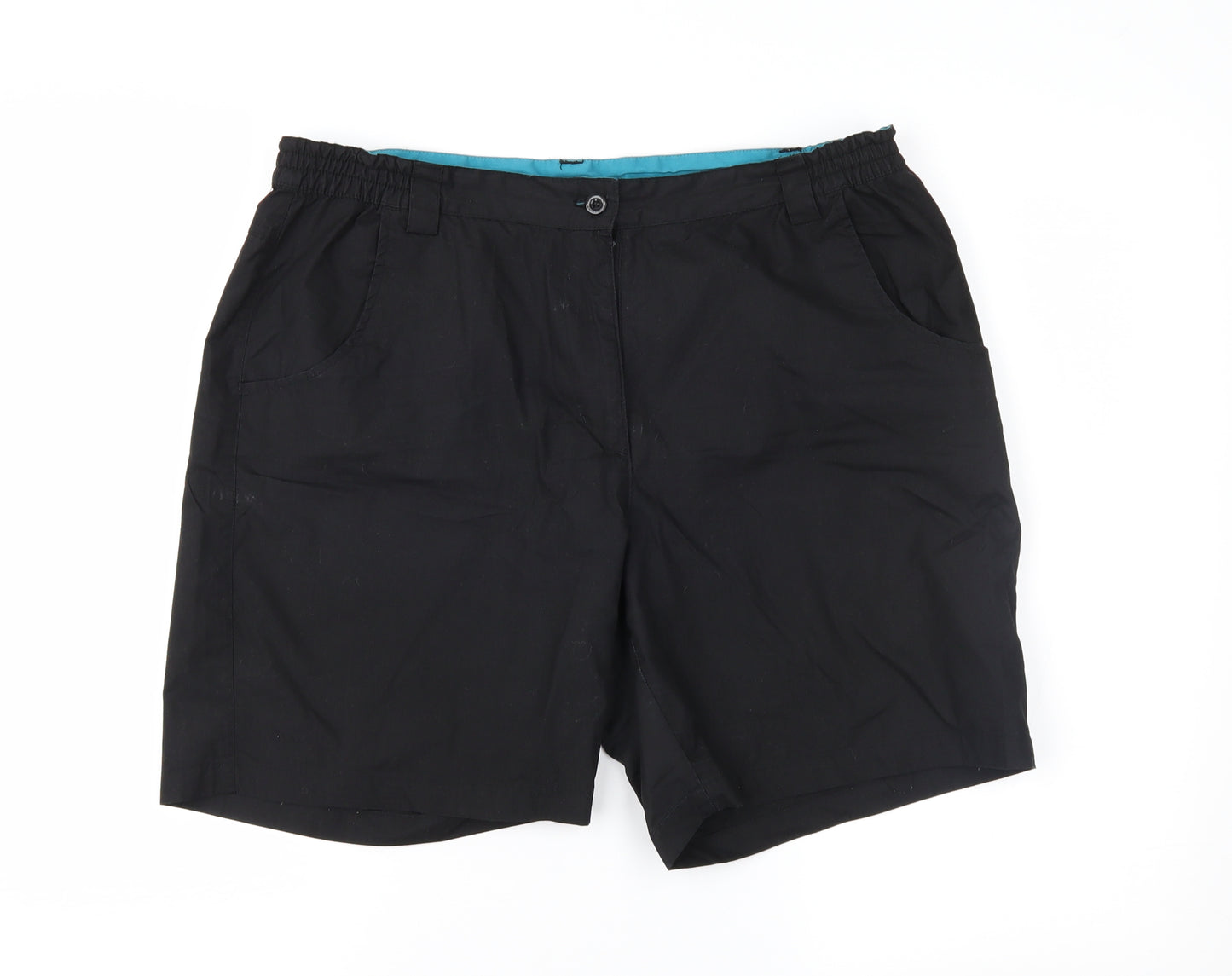 Mountain Warehouse Womens Black   Chino Shorts Size 14
