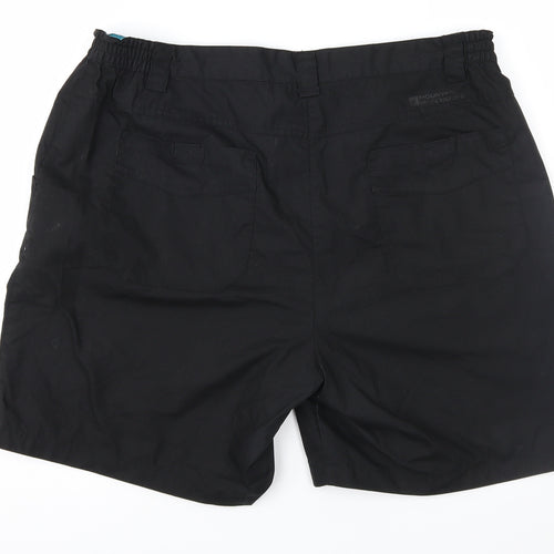 Mountain Warehouse Womens Black   Chino Shorts Size 14