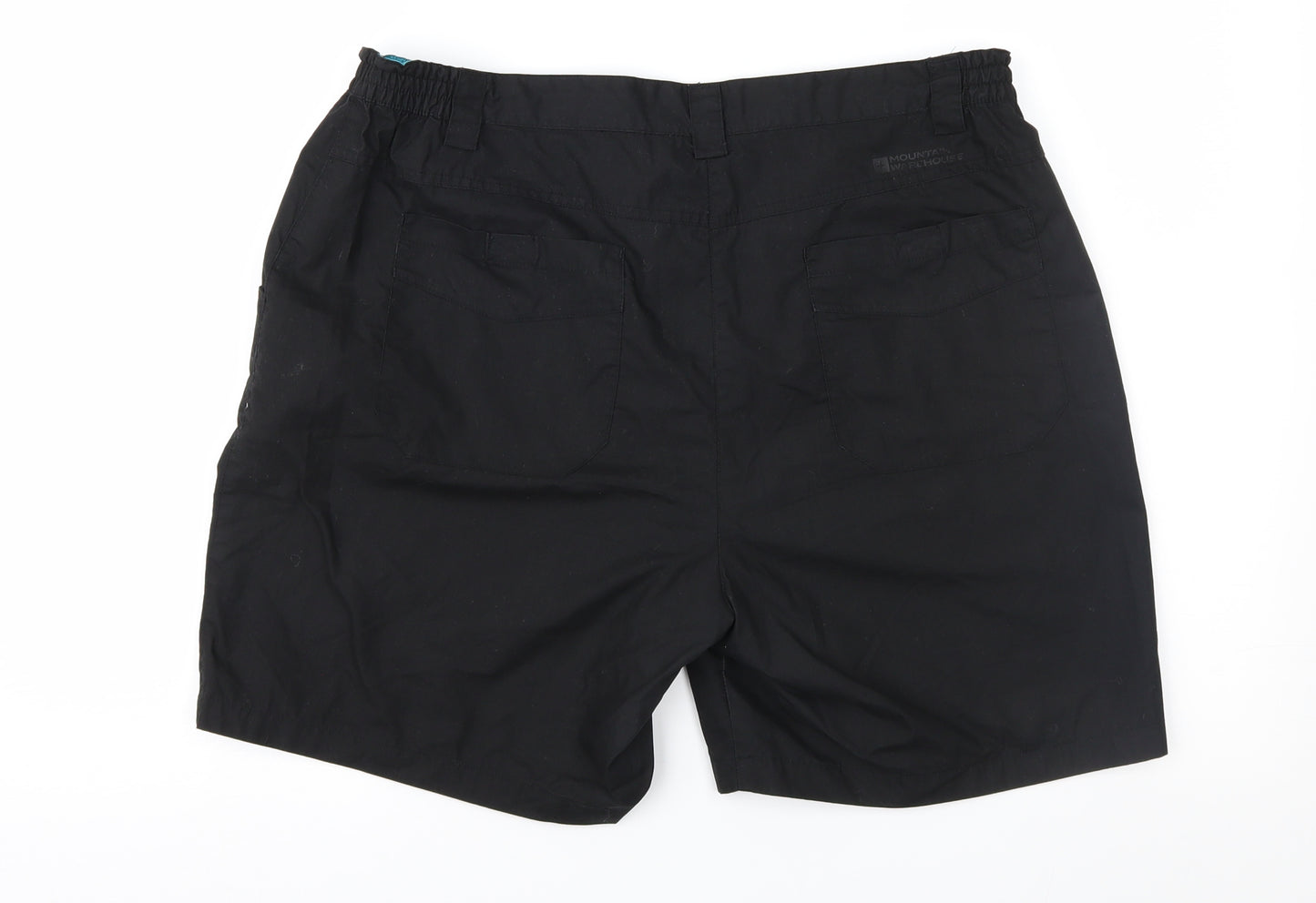 Mountain Warehouse Womens Black   Chino Shorts Size 14