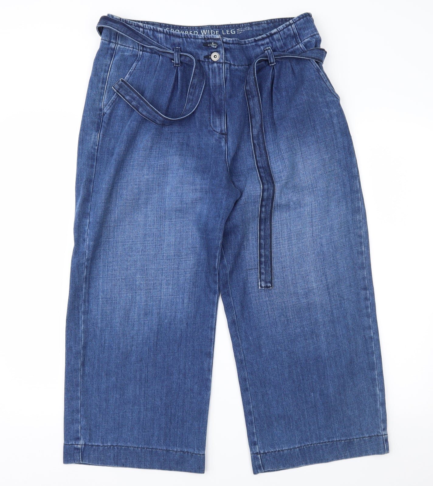 NEXT Womens Blue  Denim Cropped Jeans Size 14 L23 in