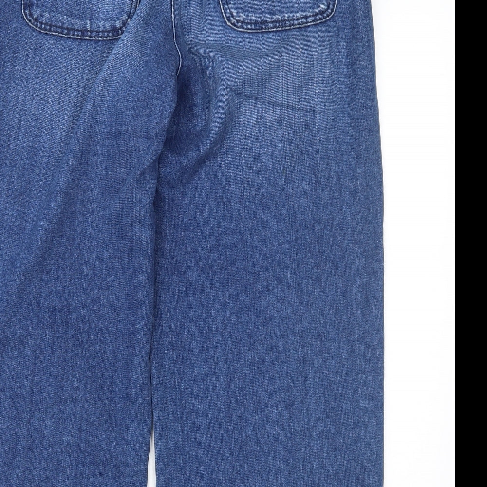 NEXT Womens Blue  Denim Cropped Jeans Size 14 L23 in