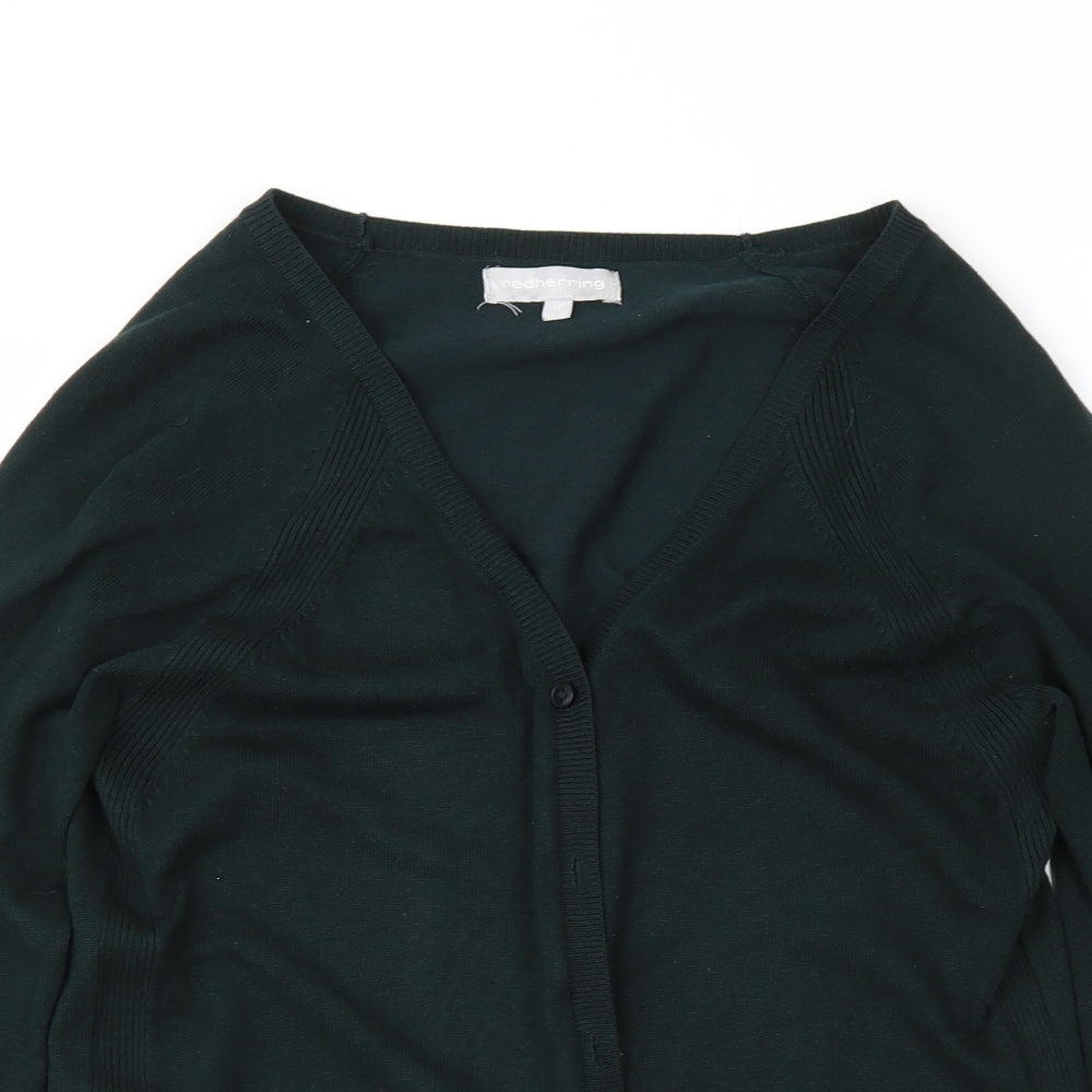 Red Herring Womens Green   Cardigan Jumper Size 12