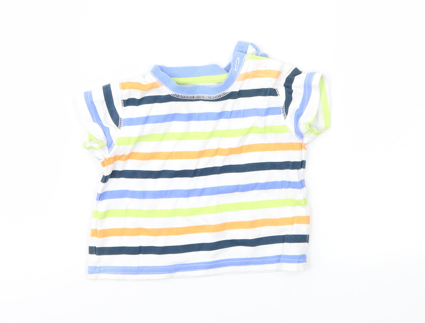 Disney Baby Multicoloured Striped  Basic T-Shirt Size 0-3 Months