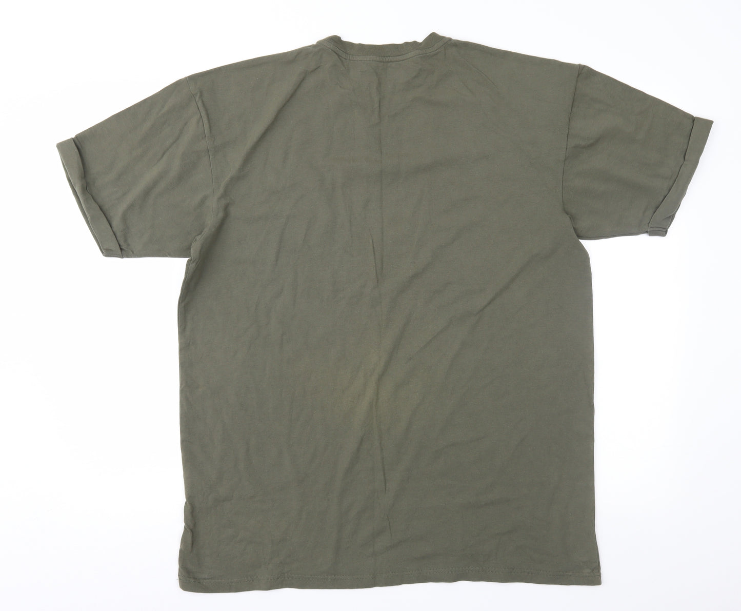 River Island Mens Green    T-Shirt Size M