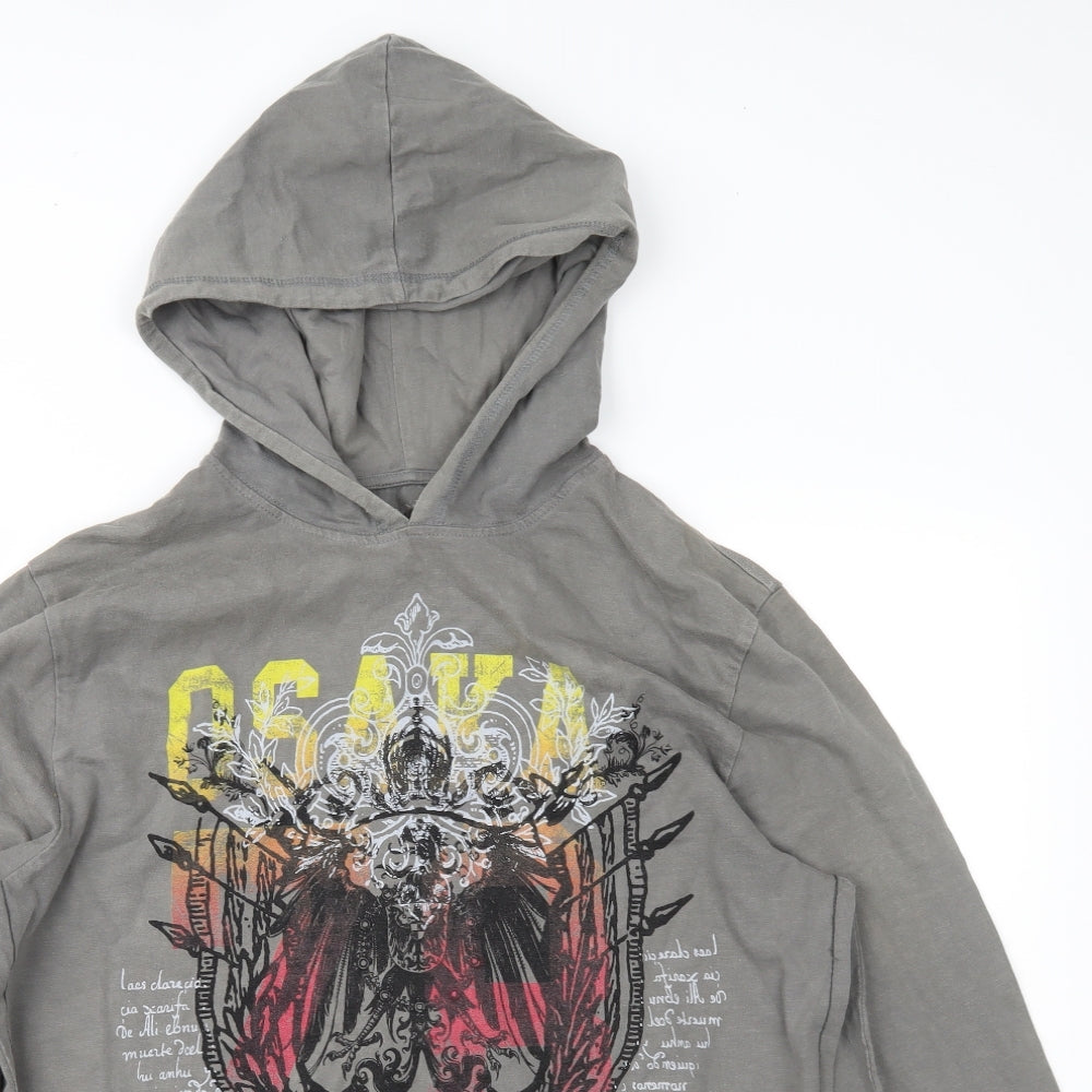 Red Herring Mens Green   Pullover Hoodie Size M