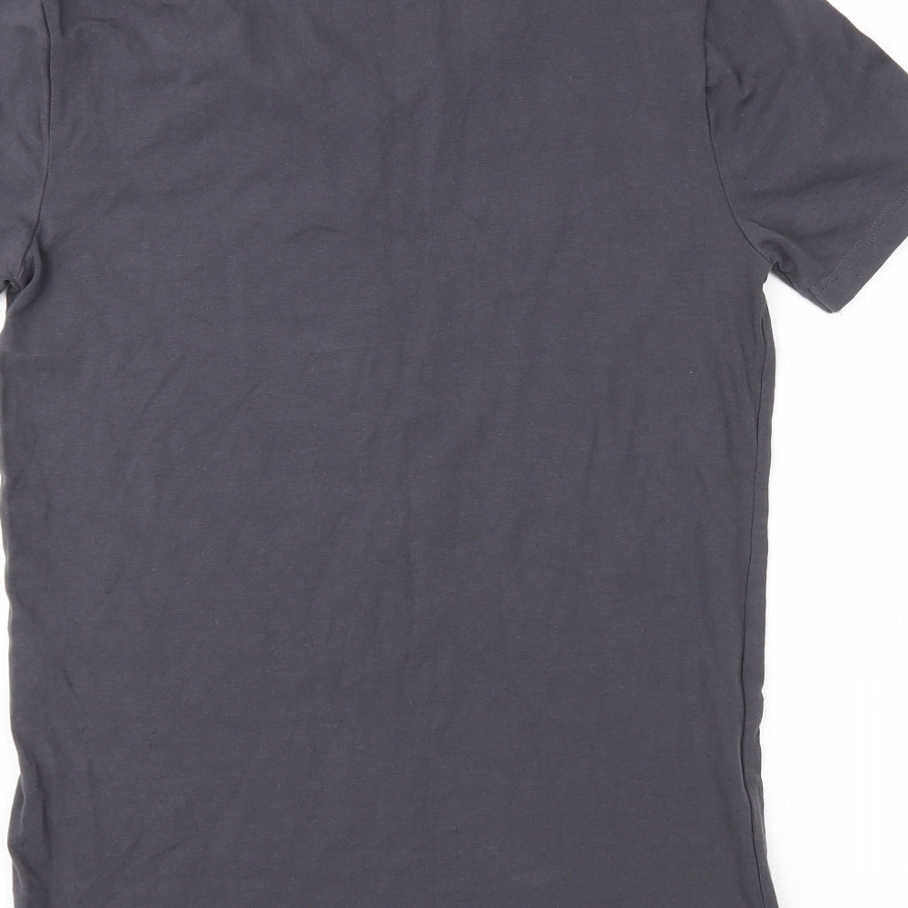 River Island Mens Grey    T-Shirt Size M