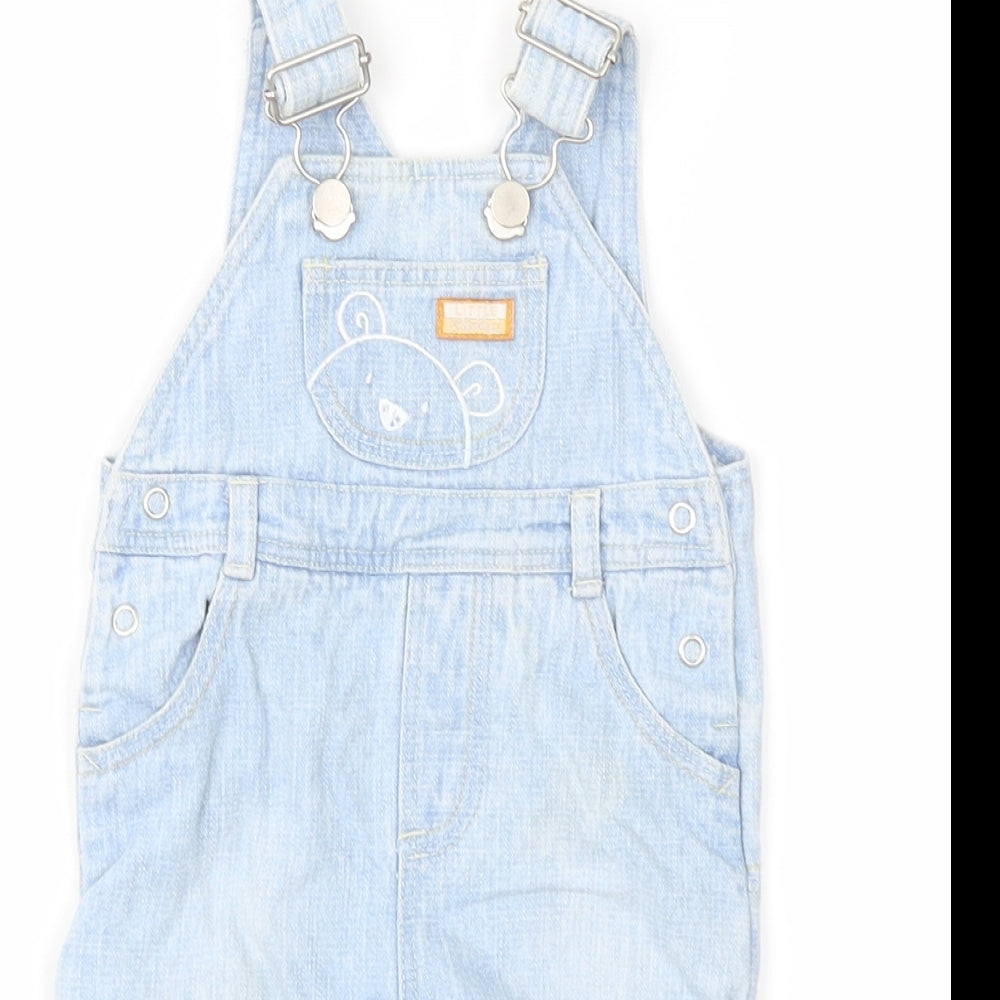 George Boys Blue   Dungaree One-Piece Size 0-3 Months