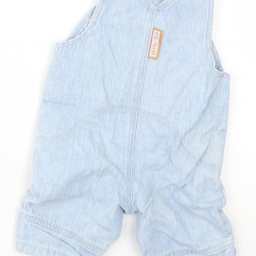 George Boys Blue   Dungaree One-Piece Size 0-3 Months