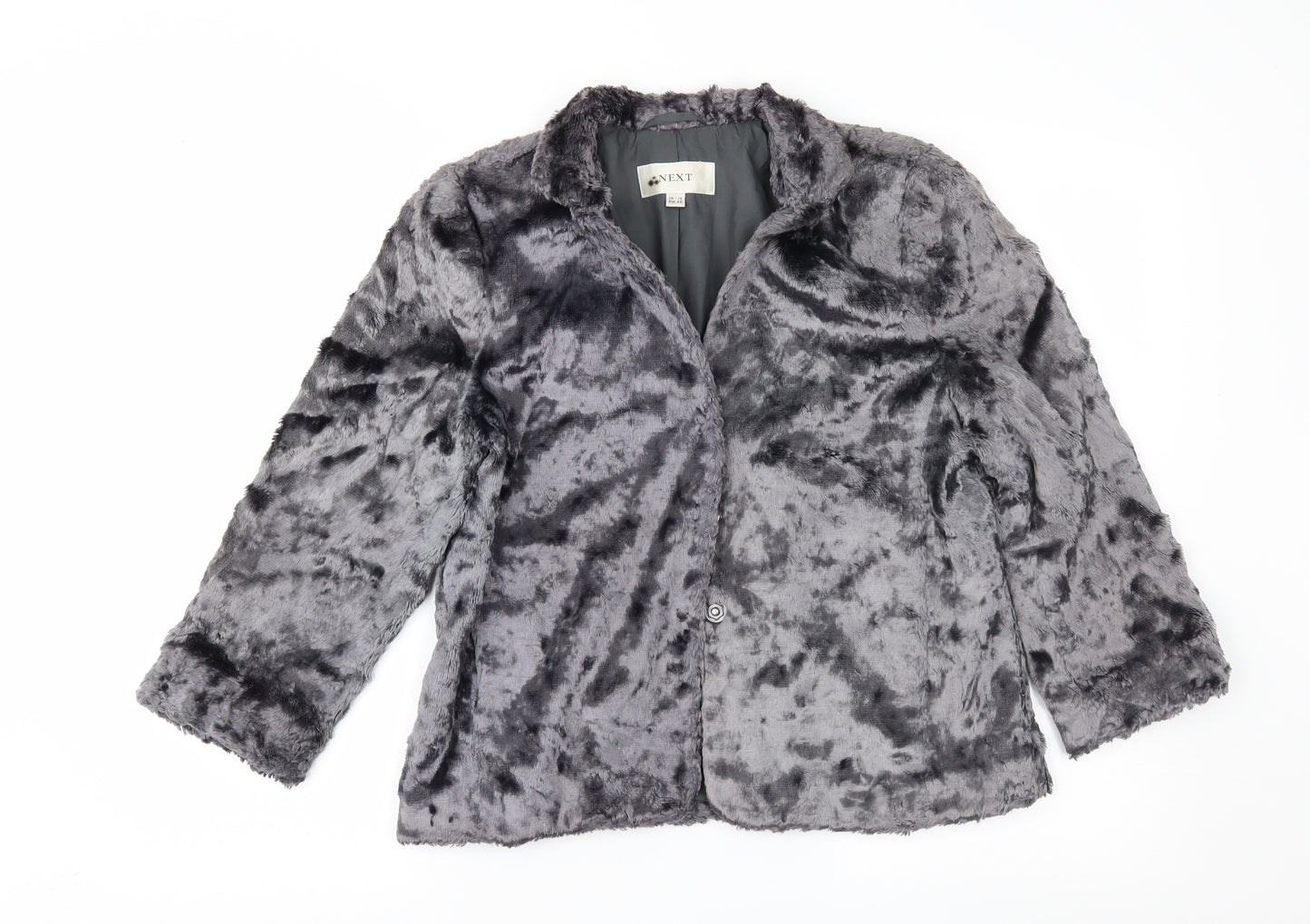 NEXT Womens Grey   Jacket Coat Size 12